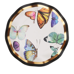 Butterfly Wavy Salad Plates