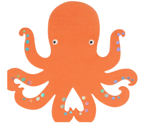 Octopus Diecut Napkins