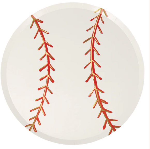 Baseball Diecut Plates