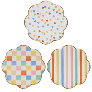 Colourful Pattern Dinner Plates