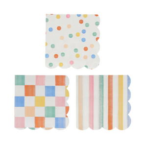 Colourful Pattern Beverage Napkins