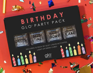 Birthday Party Glo Cubes Pack