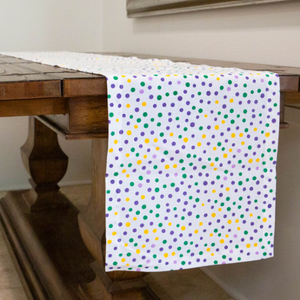 Krewe Polka Dot Table Runner