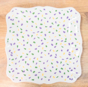 Mardi Gras Confetti Platter