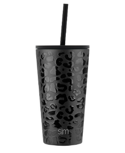 Black Leopard Classic tumbler - 16 oz