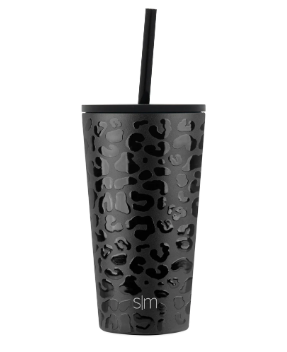 Black Leopard Classic tumbler - 16 oz