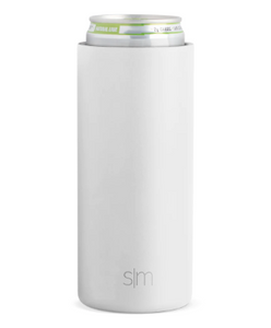 Winter White Slim Can Cooler