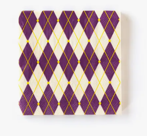 Mardi Gras Beverage Napkins