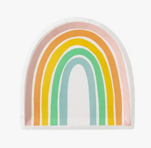 Rainbow Diecut Plates