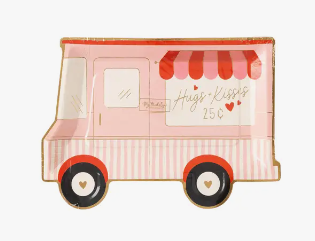 Valentine Truck Diecut Plates