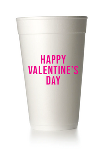 Happy Valentine's Day Styrofoam Cups