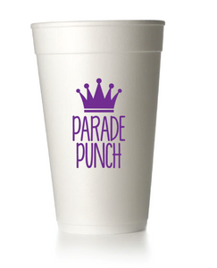 Parade Punch Styrofoam Cups