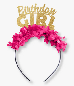 Birthday Girl Party Headband Crown