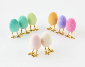 Flocked Egg w/ Feet