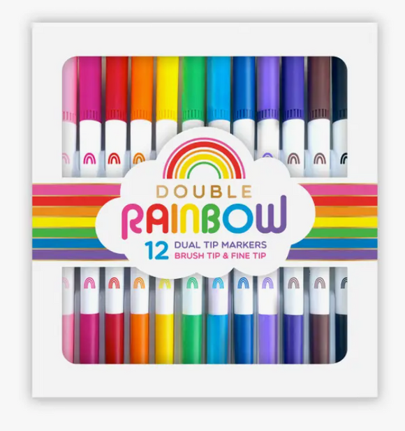 Double Rainbow Marker Set