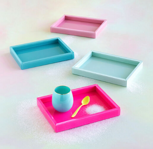 Colorful Glass Tray