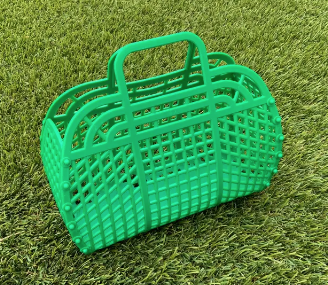 Green Jelly Basket - Medium