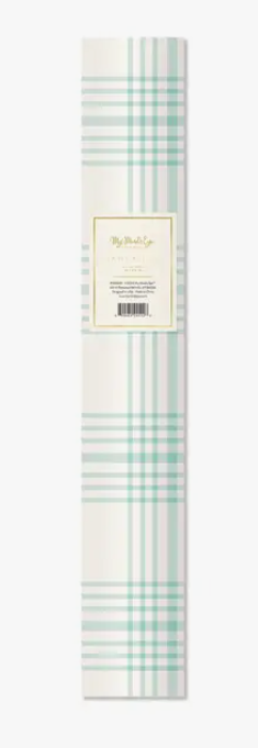 Blue Plaid Table Runner