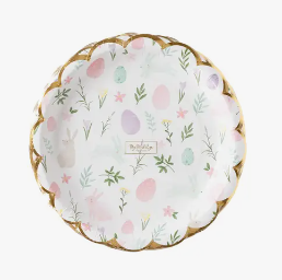 Watercolor Scattered Easter Dinner Plates