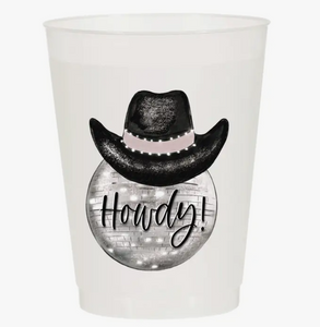 Howdy Disco Ball Shatterproof Cups