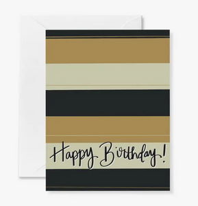 Birthday Stripes Card