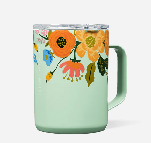 Rifle Paper Mug - Gloss Mint Lively Floral