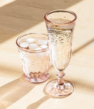 Flower Champagne Flute - Pink