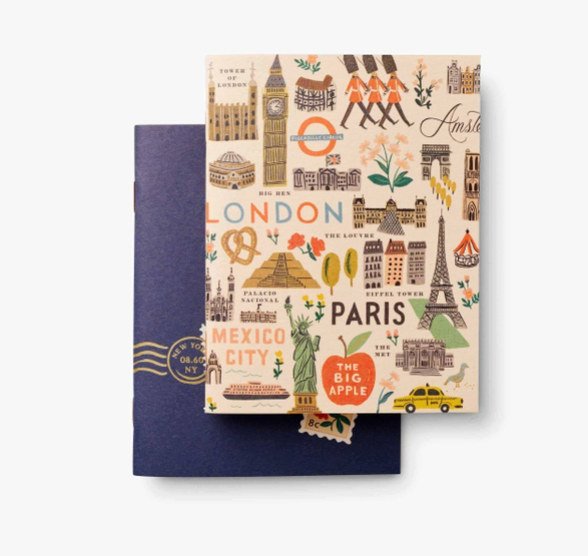 Pair of 2 Bon Voyage Pocket Notebooks