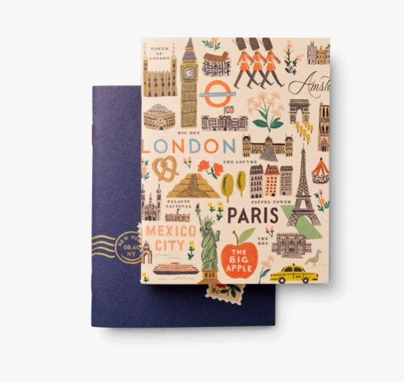 Pair of 2 Bon Voyage Pocket Notebooks