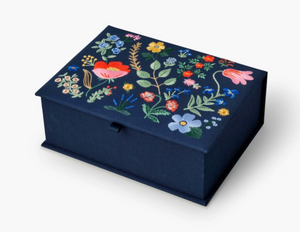 Strawberry Fields Large Embroidered Keepsake Box