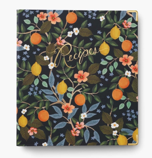 Citrus Grove Recipe Binder