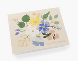 Garden Party Blue Thank You Card