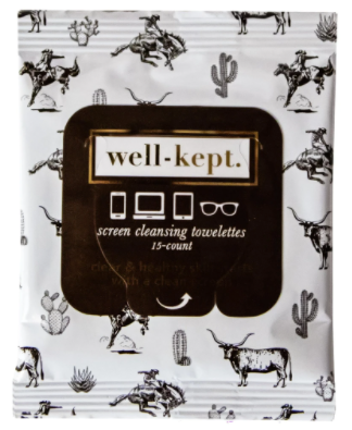 Well-Kept Screen Cleansing Towlettes