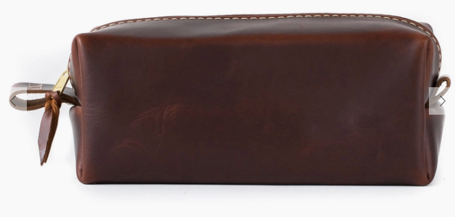 Leather Toiletry Bag - Small