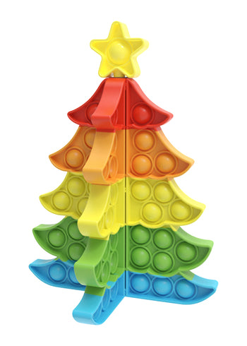 Christmas Tree Rainbow Pop-It